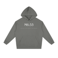 M6:33 Hoodie Grey/White