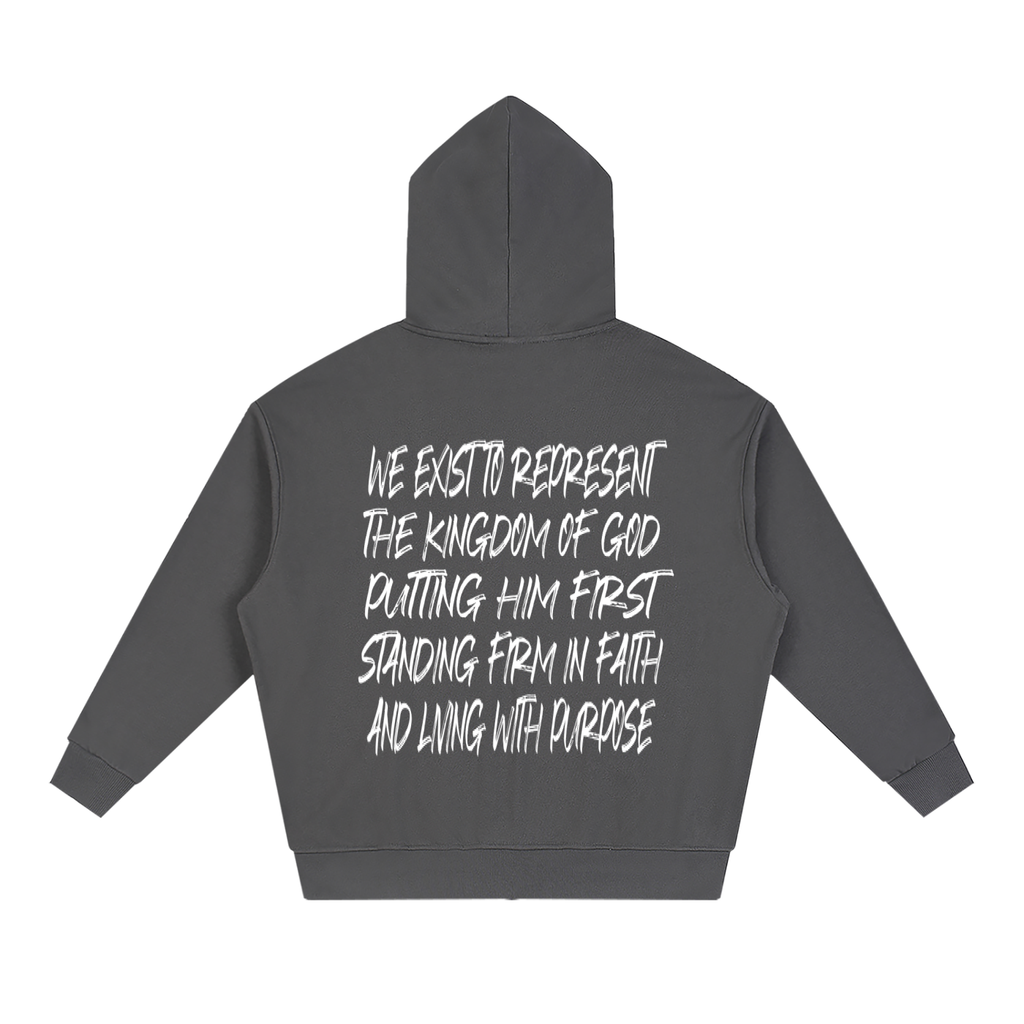Mission Statement Zip-up Hoodie
