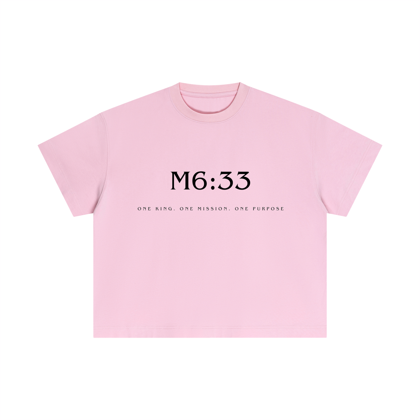 Matthew 6:33 T-shirt (Black Letters)
