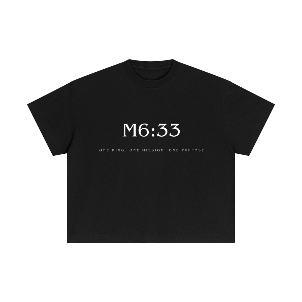 Matthew 6:33 T-Shirt (White Letters)