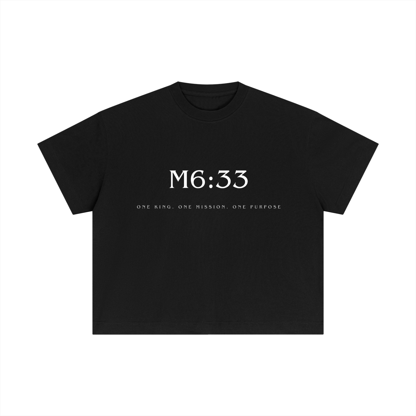 Matthew 6:33 T-Shirt (White Letters)