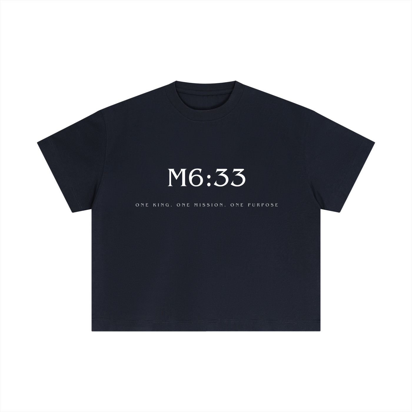 Matthew 6:33 T-Shirt (White Letters)