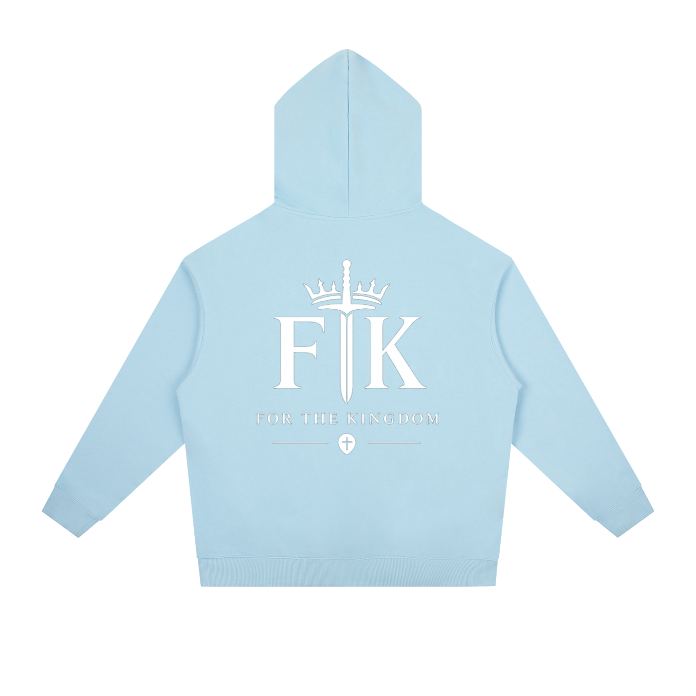 M6:33 Hoodie Sky Blue/White