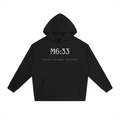 M6:33 Hoodie Black/White