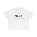 Matthew 6:33 T-shirt (Black Letters)