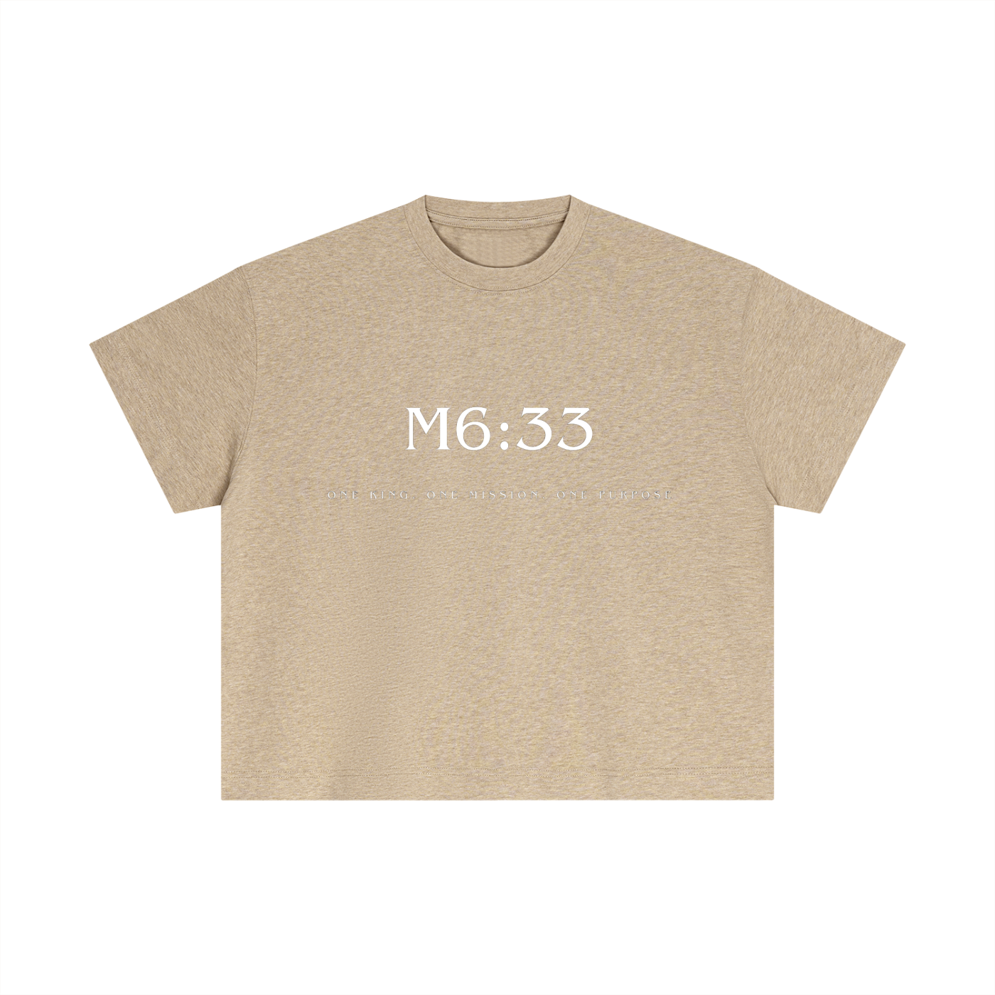 Matthew 6:33 T-Shirt (White Letters)