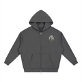 Connected Through Christ Dark Gray Zip-up Hoodie
